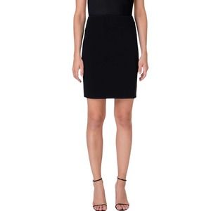 Akris Punto Women's Black 100% Wool Skirt Mini Career Capsule Size 4